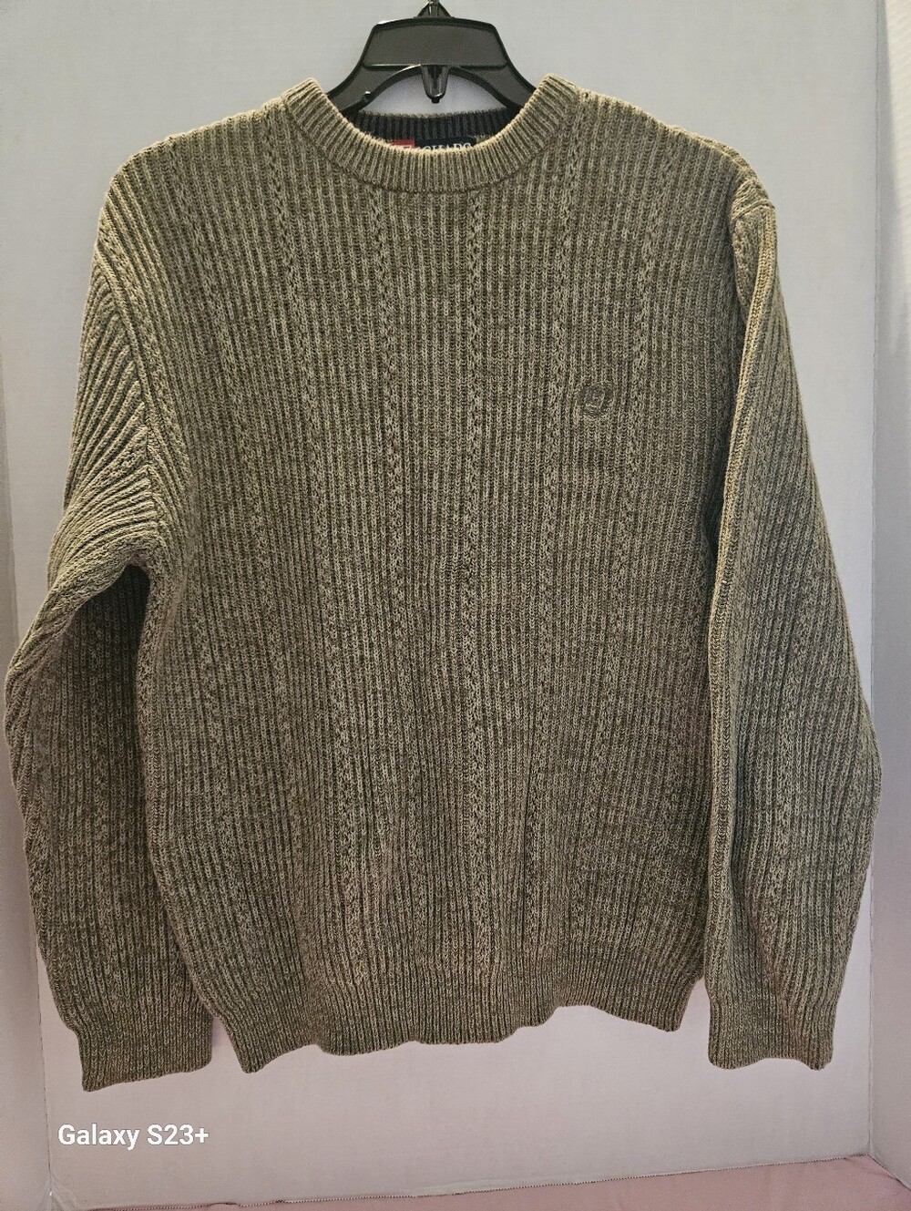Chaps Knit 100% Cotton Sweater Small Mens